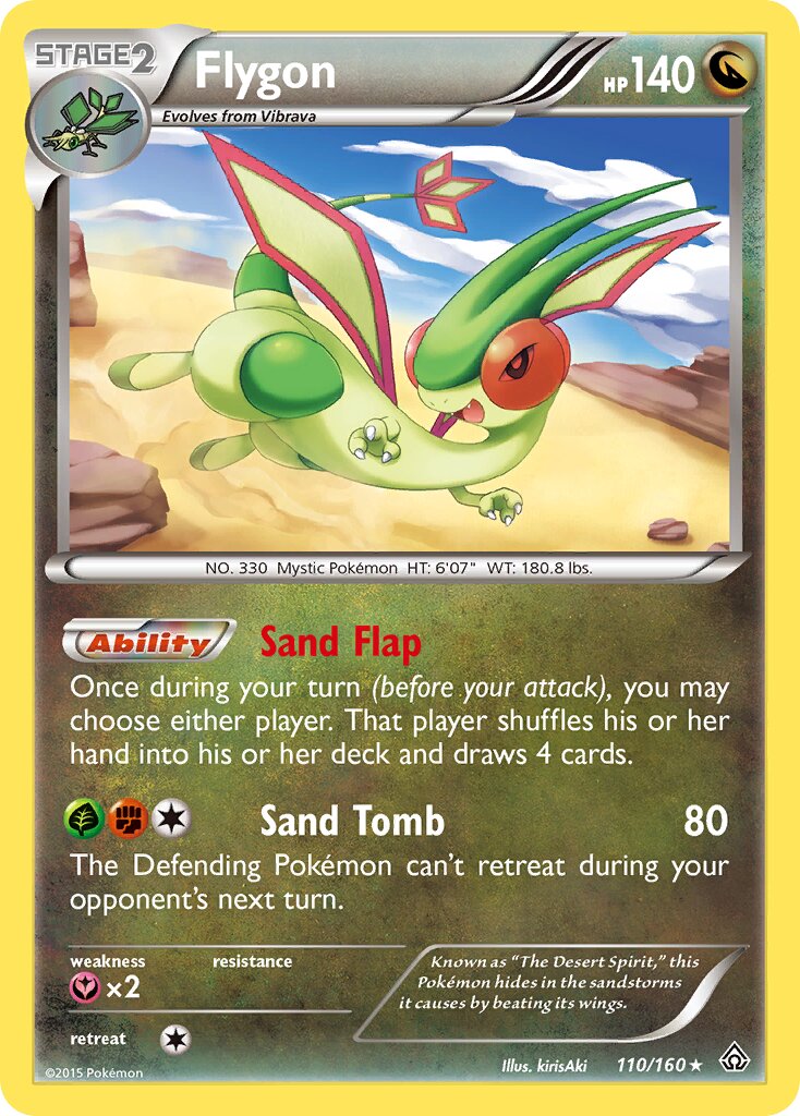 Flygon 110/160 — Primal Clash (English Pokémon TCG card)