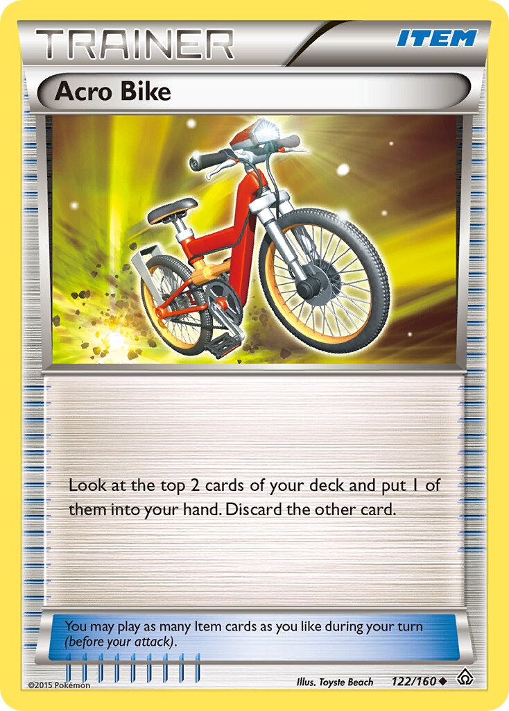 Acro Bike 122/160 — Primal Clash (English Pokémon TCG card)