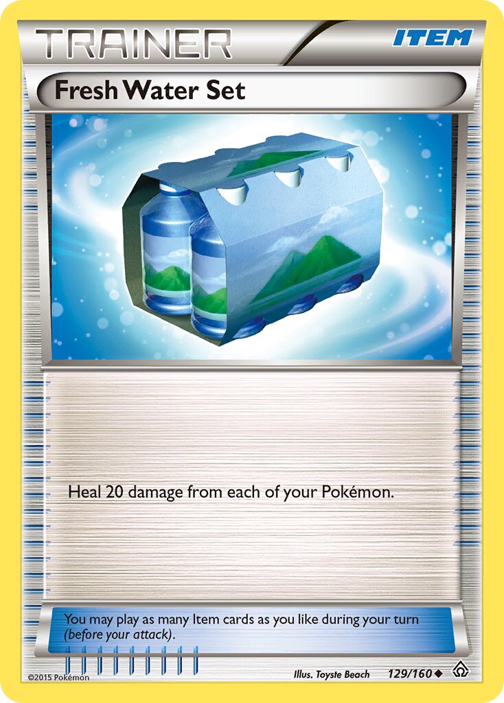 Fresh Water Set 129/160 — Primal Clash (English Pokémon TCG card)