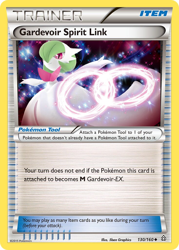 Gardevoir Spirit Link 130/160 — Primal Clash (English Pokémon TCG card)