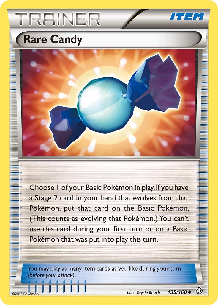 Rare Candy 135/160 — Primal Clash (English Pokémon TCG card)