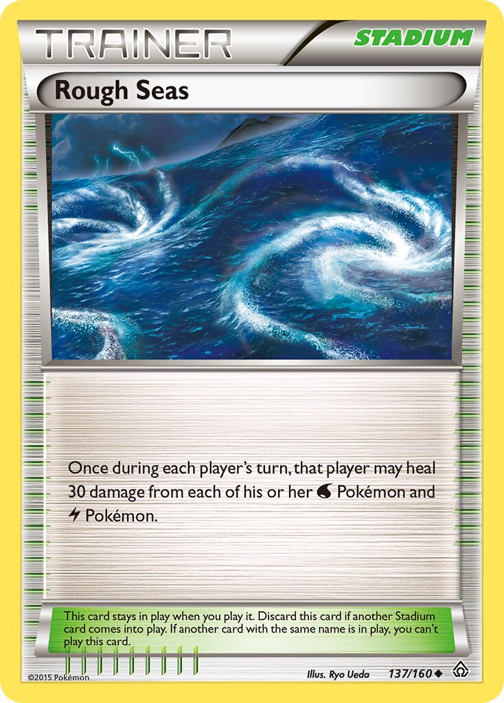 Rough Seas 137/160 — Primal Clash (English Pokémon TCG card)