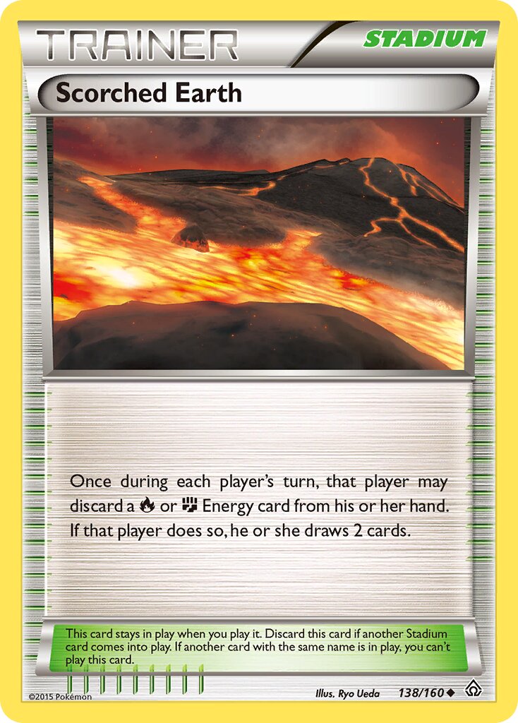 Scorched Earth 138/160 — Primal Clash (English Pokémon TCG card)