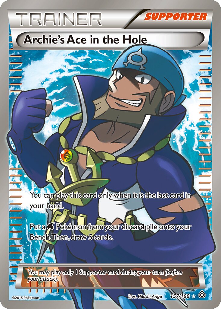 Archie's Ace in the Hole 157/160 — Primal Clash (English Pokémon TCG card)