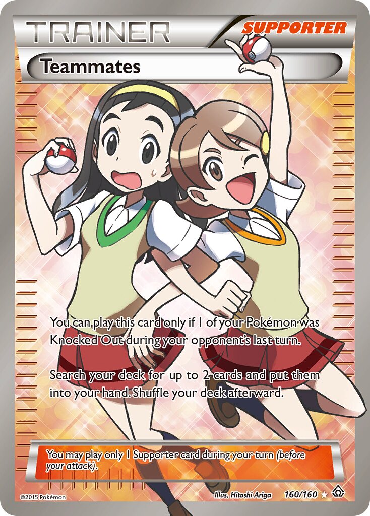 Teammates 160/160 — Primal Clash (English Pokémon TCG card)