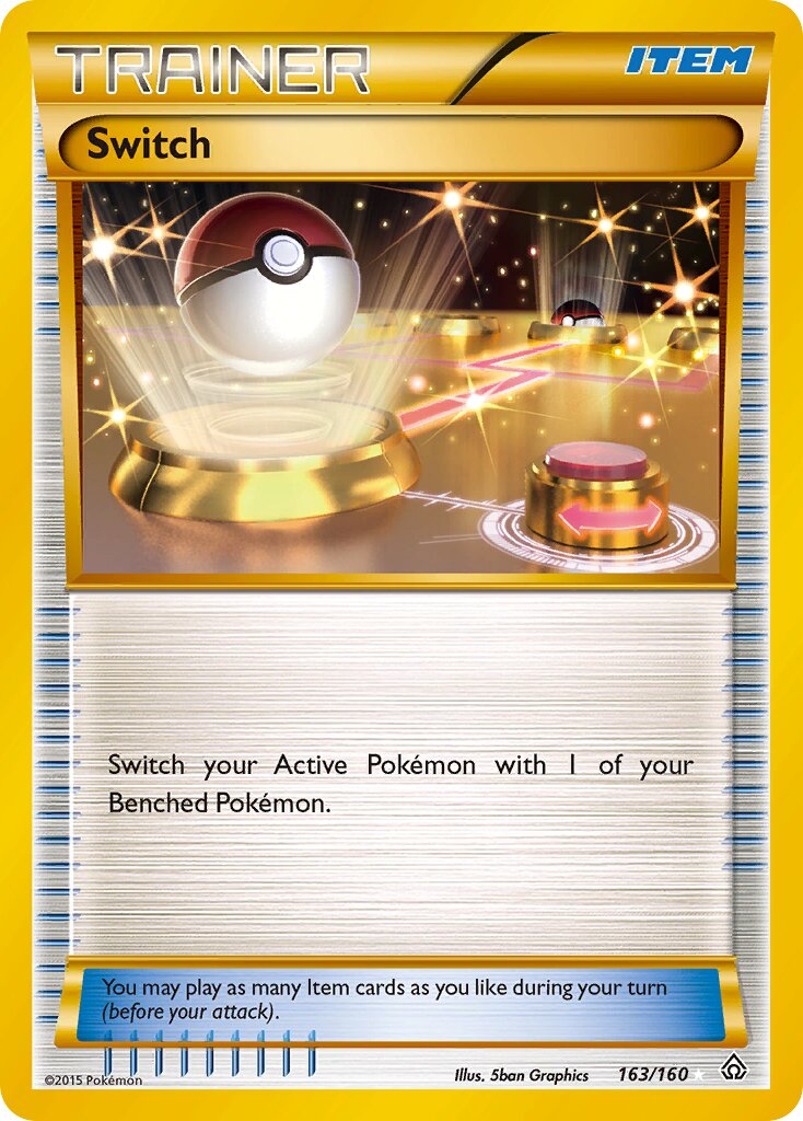 Switch 163/160 — Primal Clash (English Pokémon TCG card)