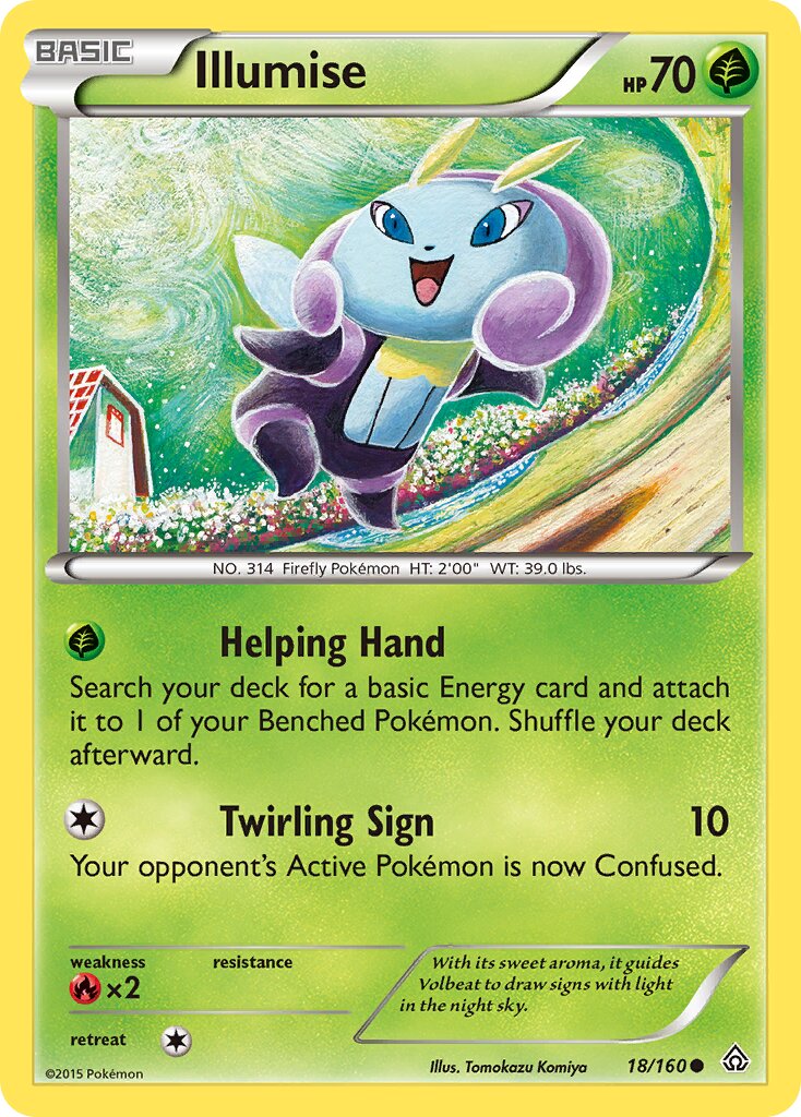 Illumise 018/160 — Primal Clash (English Pokémon TCG card)