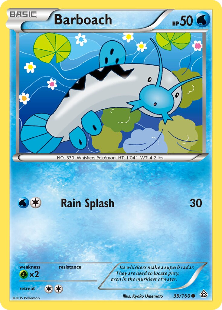 Barboach 039/160 — Primal Clash (English Pokémon TCG card)