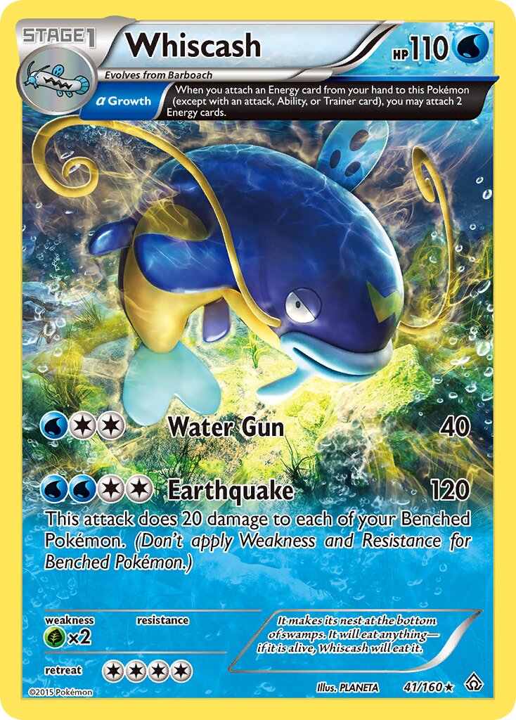 Whiscash 041/160 — Primal Clash (English Pokémon TCG card)