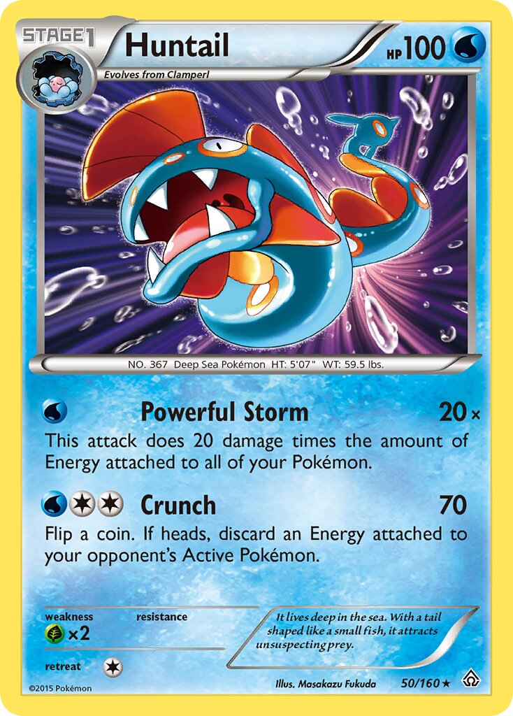 Huntail 050/160 — Primal Clash (English Pokémon TCG card)