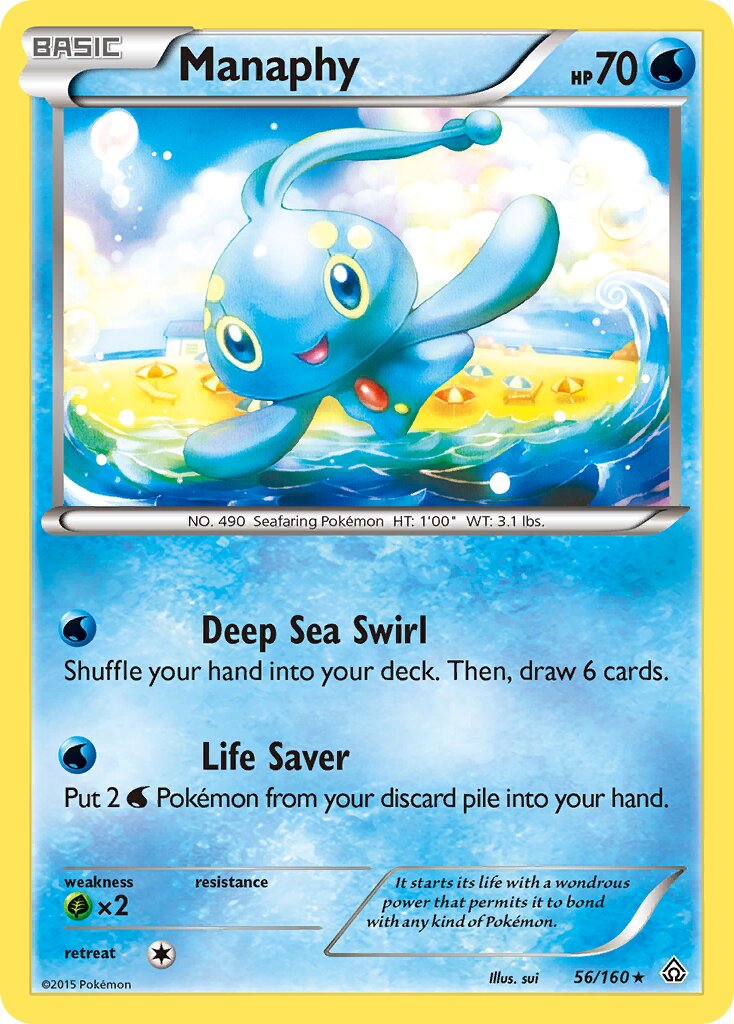 Manaphy 056/160 — Primal Clash (English Pokémon TCG card)