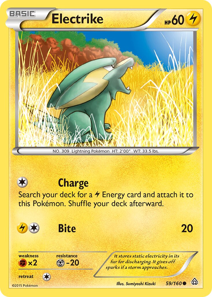 Electrike 059/160 — Primal Clash (English Pokémon TCG card)