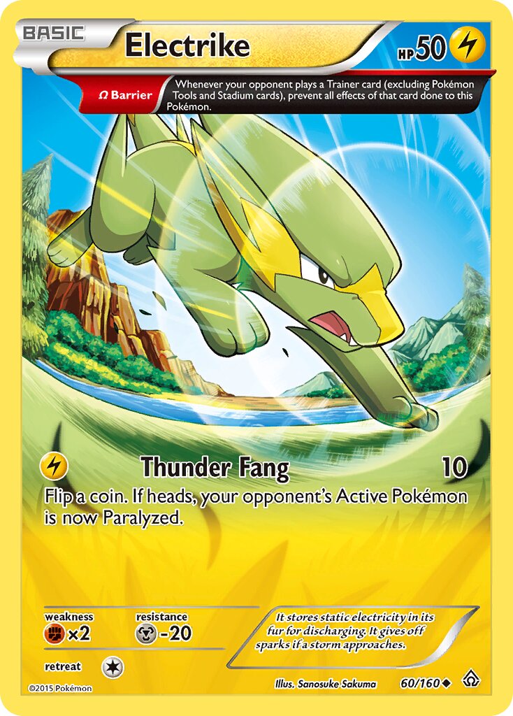 Electrike 060/160 — Primal Clash (English Pokémon TCG card)