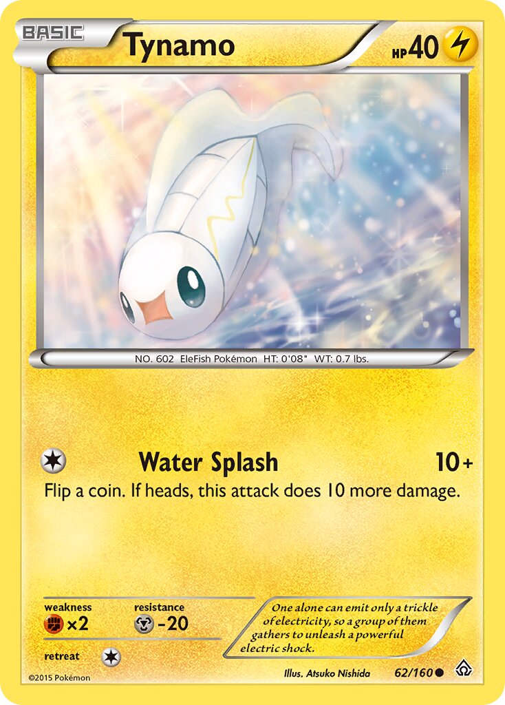 Tynamo 062/160 — Primal Clash (English Pokémon TCG card)
