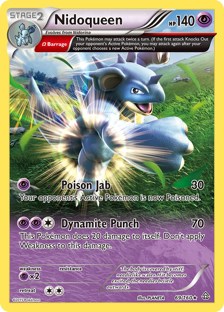 Nidoqueen 069/160 — Primal Clash (English Pokémon TCG card)