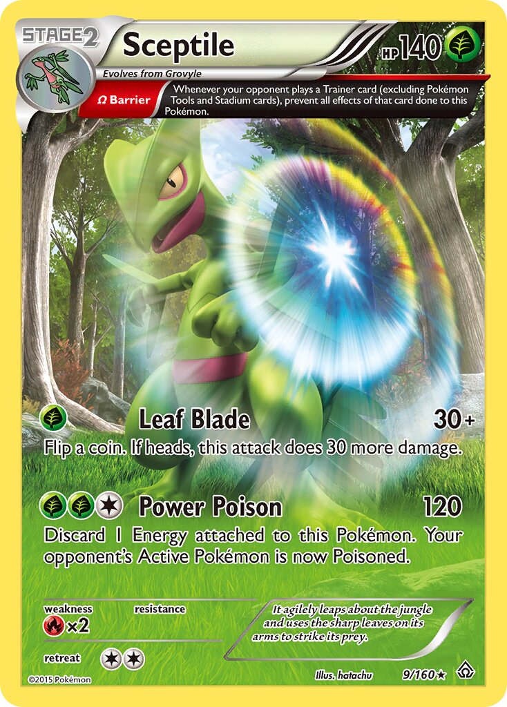 Sceptile 009/160 — Primal Clash (English Pokémon TCG card)