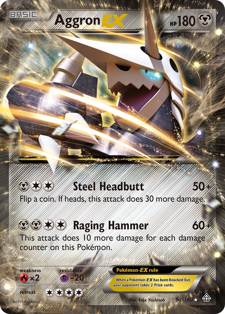 Aggron-EX 093/160 — Primal Clash (English Pokémon TCG card)