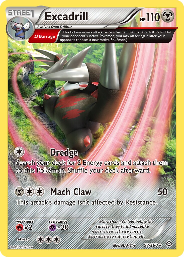 Excadrill 097/160 — Primal Clash (English Pokémon TCG card)