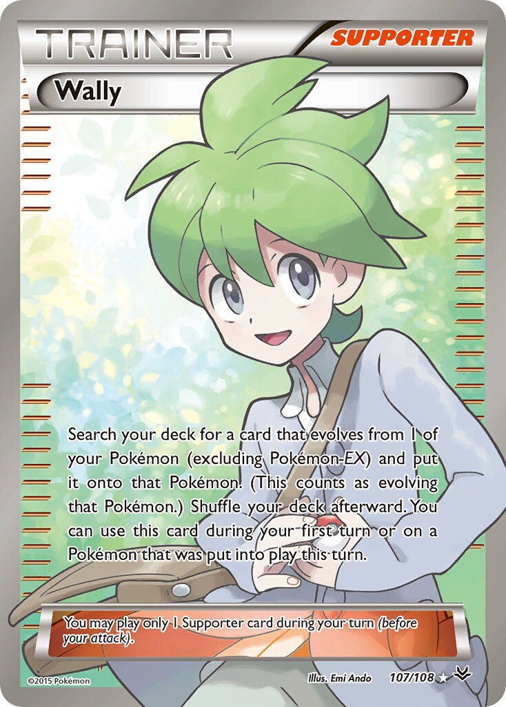 Wally 107/108 — Roaring Skies (English Pokémon TCG card)
