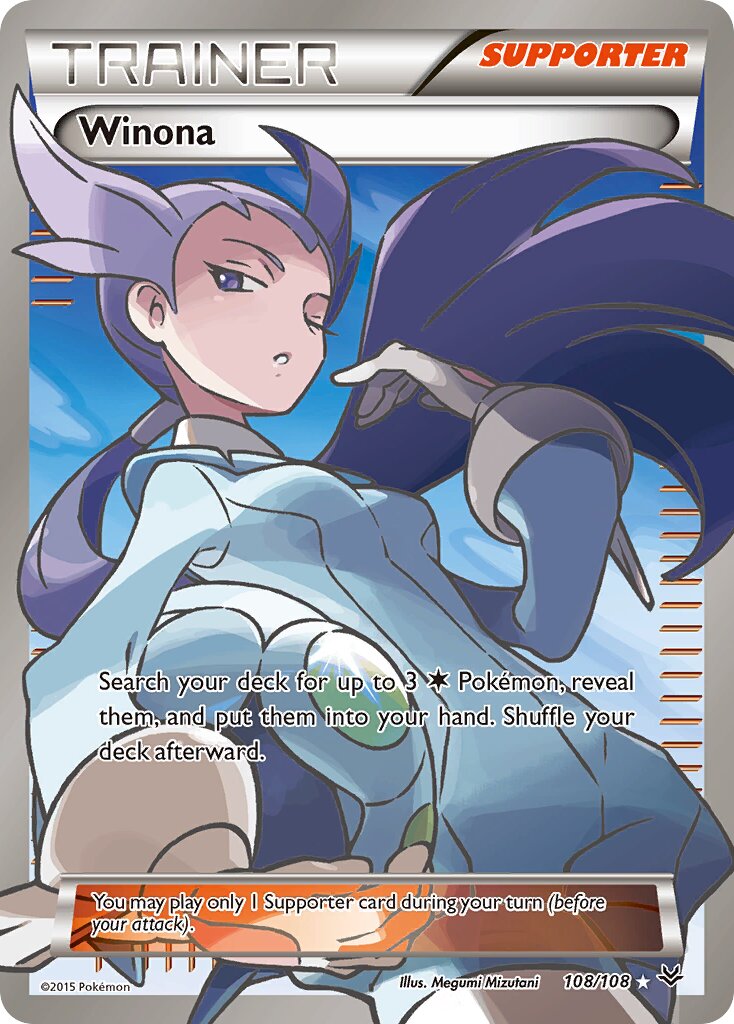 Winona 108/108 — Roaring Skies (English Pokémon TCG card)