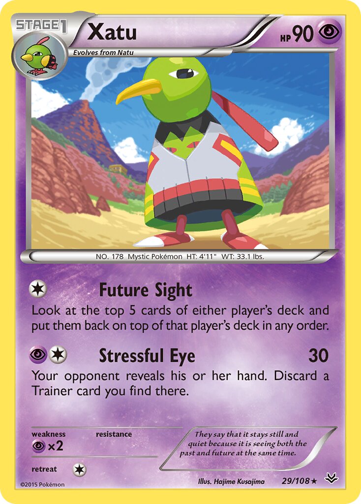 Xatu 029/108 — Roaring Skies (English Pokémon TCG card)
