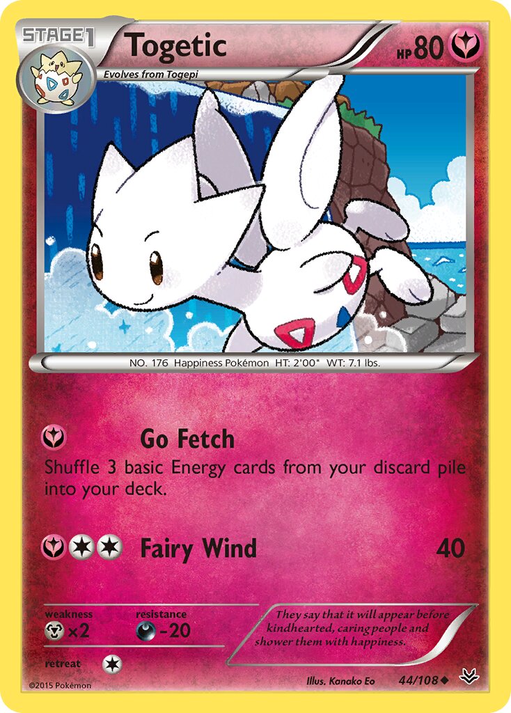 Togetic 044/108 — Roaring Skies (English Pokémon TCG card)