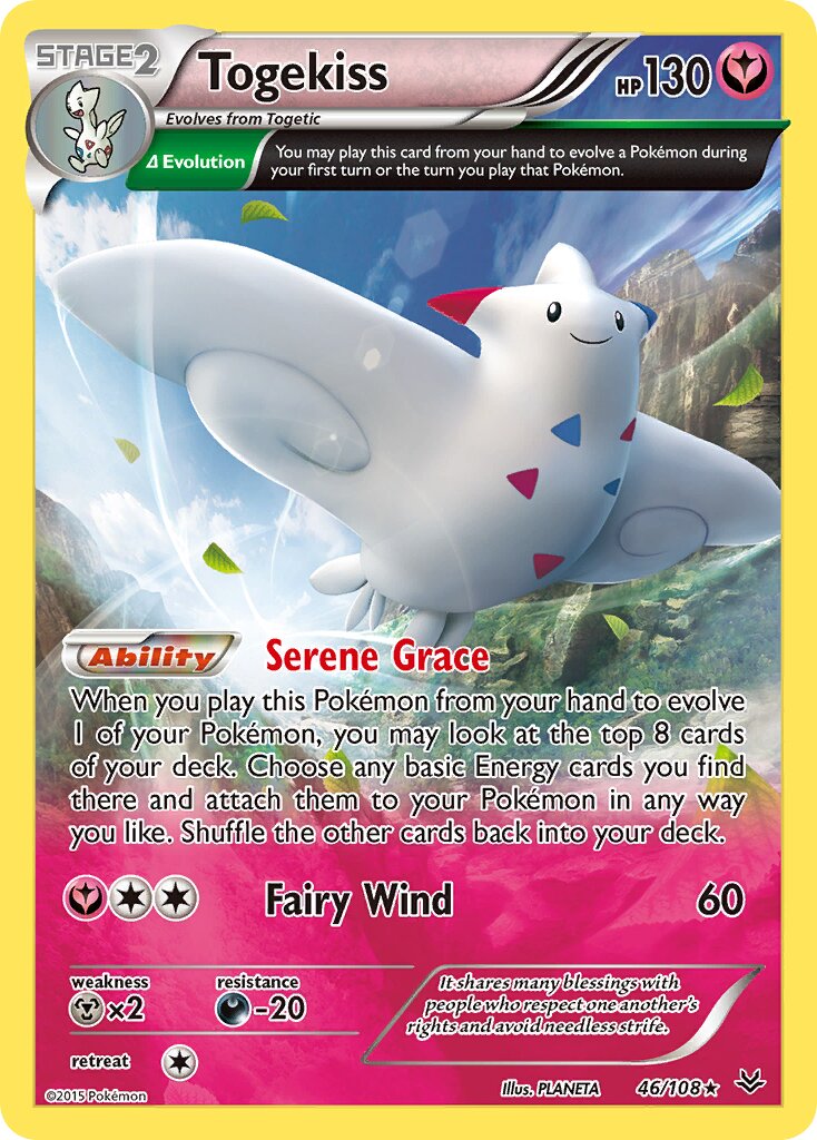 Togekiss 046/108 — Roaring Skies (English Pokémon TCG card)