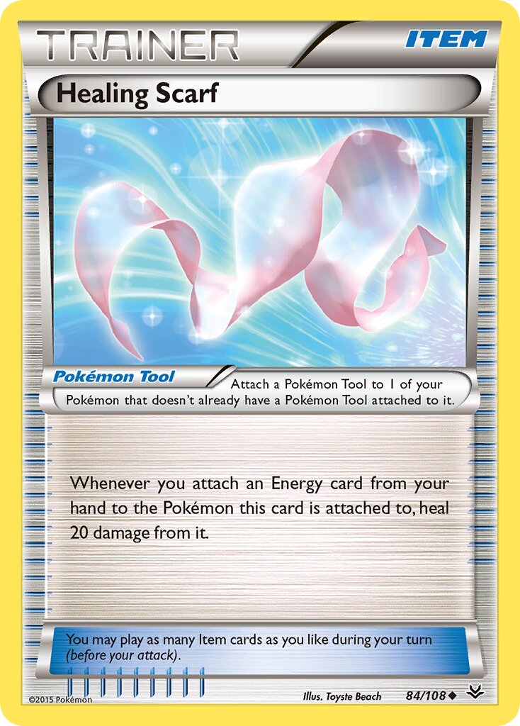 Healing Scarf 084/108 — Roaring Skies (English Pokémon TCG card)