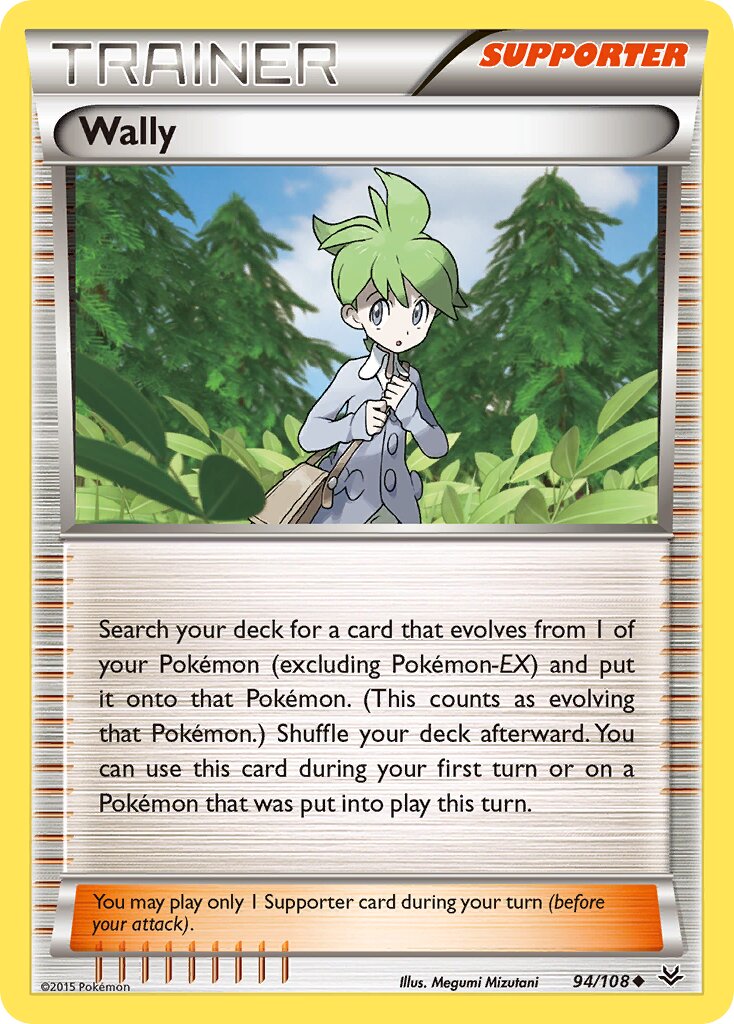 Wally 094/108 — Roaring Skies (English Pokémon TCG card)