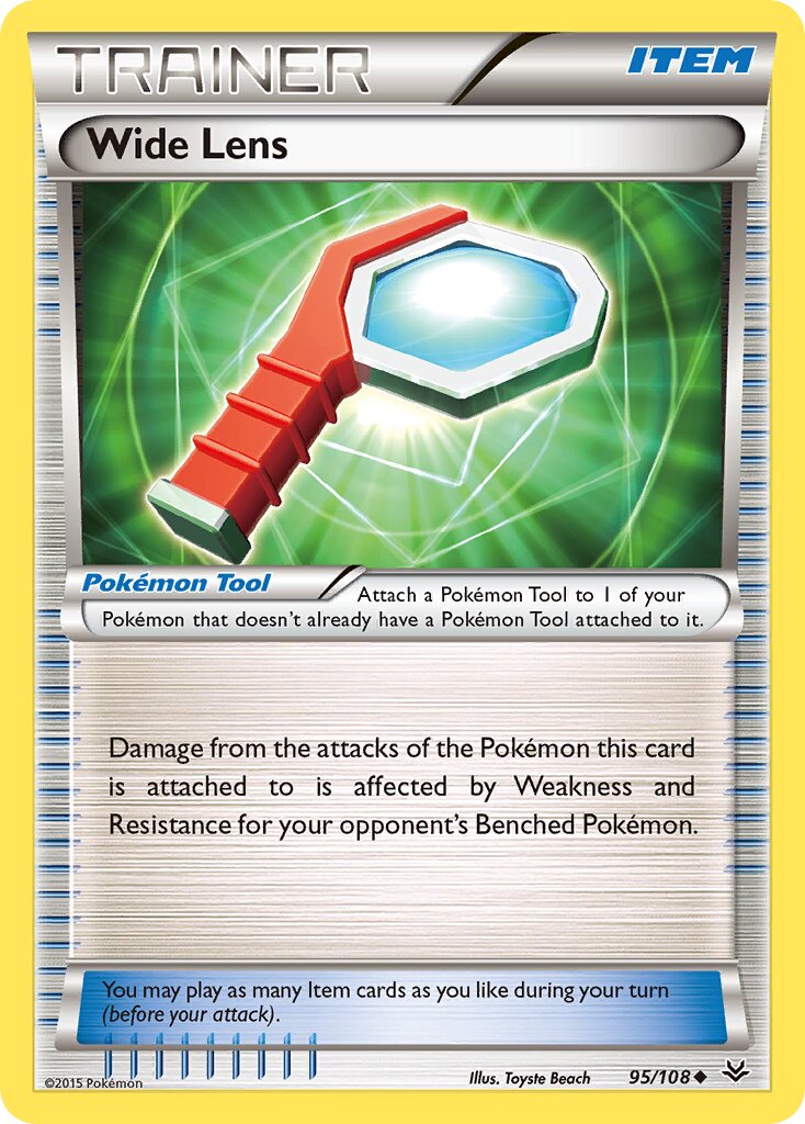 Wide Lens 095/108 — Roaring Skies (English Pokémon TCG card)