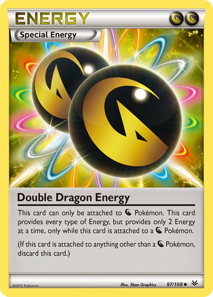 Double Dragon Energy 097/108 — Roaring Skies (English Pokémon TCG card)