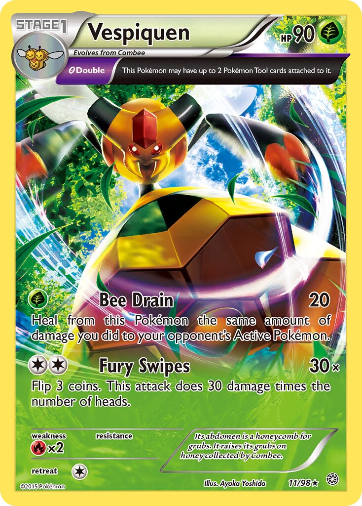 Vespiquen 011/98 — Ancient Origins (English Pokémon TCG card)