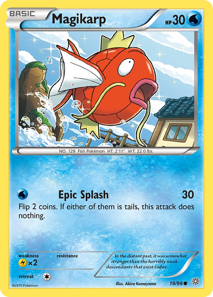 Magikarp 019/98 — Ancient Origins (English Pokémon TCG card)