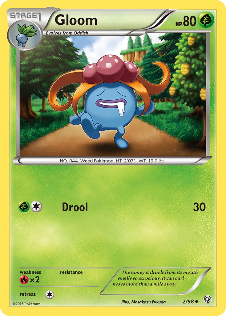 Gloom 002/98 — Ancient Origins (English Pokémon TCG card)