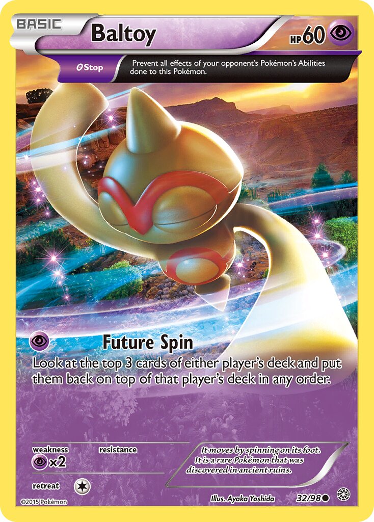 Baltoy 032/98 — Ancient Origins (English Pokémon TCG card)