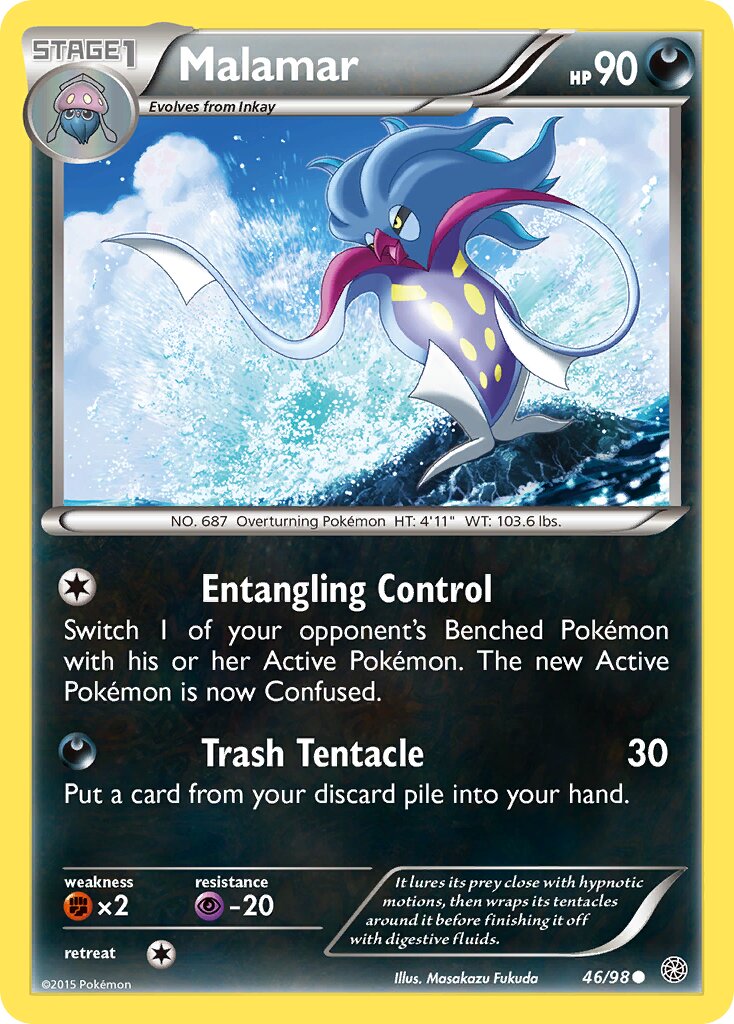 Malamar 046/98 — Ancient Origins (English Pokémon TCG card)