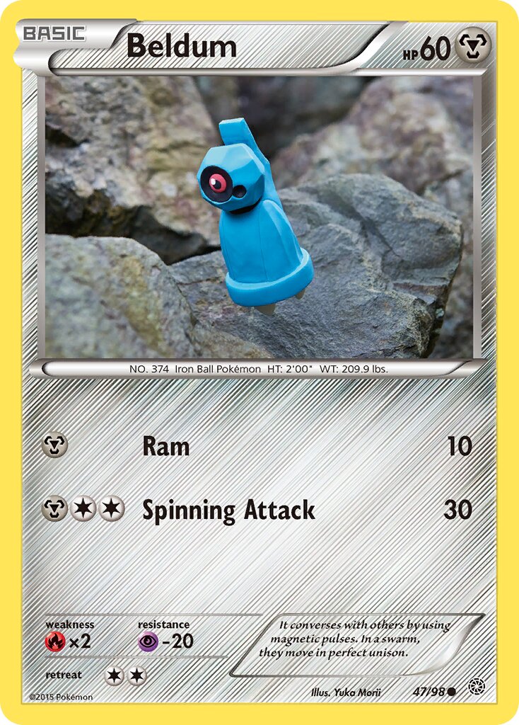 Beldum 047/98 — Ancient Origins (English Pokémon TCG card)