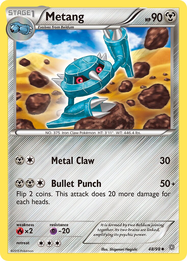 Metang 048/98 — Ancient Origins (English Pokémon TCG card)