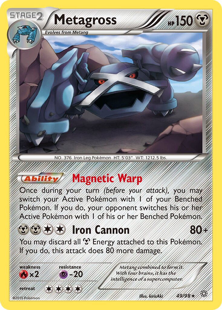 Metagross 049/98 — Ancient Origins (English Pokémon TCG card)