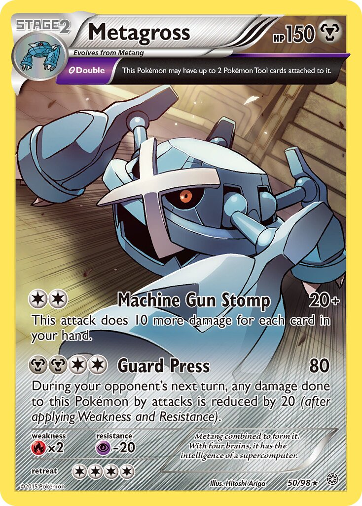 Metagross 050/98 — Ancient Origins (English Pokémon TCG card)