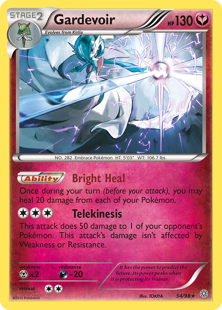 Gardevoir 054/98 — Ancient Origins (English Pokémon TCG card)
