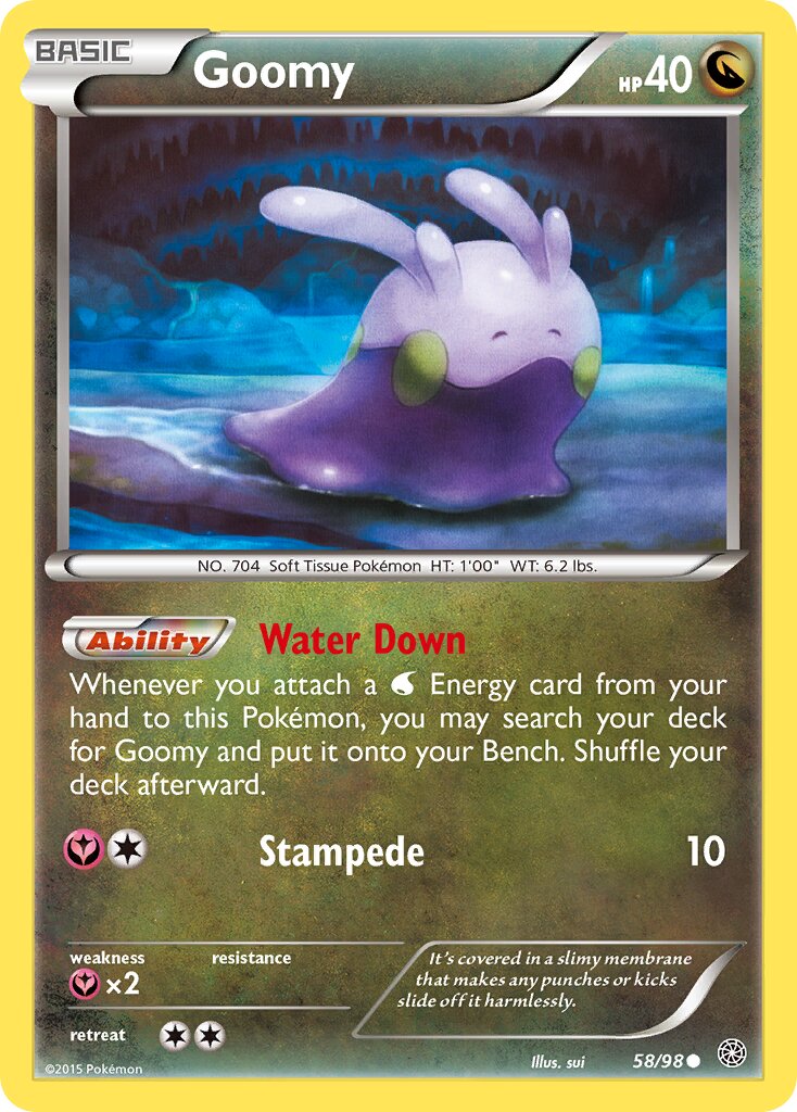 Goomy 058/98 — Ancient Origins (English Pokémon TCG card)