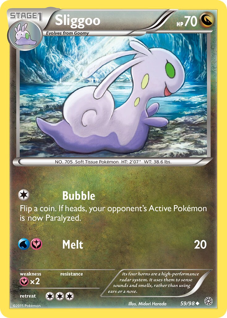 Sliggoo 059/98 — Ancient Origins (English Pokémon TCG card)