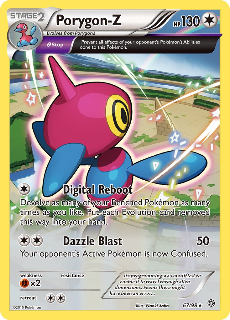 Porygon-Z 067/98 — Ancient Origins (English Pokémon TCG card)