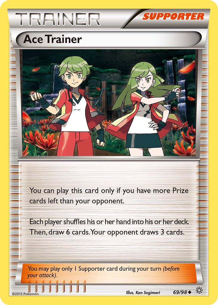 Ace Trainer 069/98 — Ancient Origins (English Pokémon TCG card)