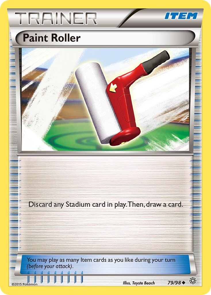 Paint Roller 079/98 — Ancient Origins (English Pokémon TCG card)