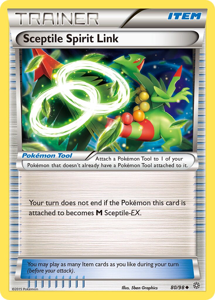 Sceptile Spirit Link 080/98 — Ancient Origins (English Pokémon TCG card)