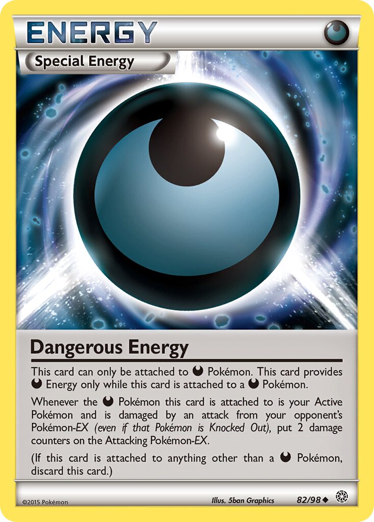 Dangerous Energy 082/98 — Ancient Origins (English Pokémon TCG card)