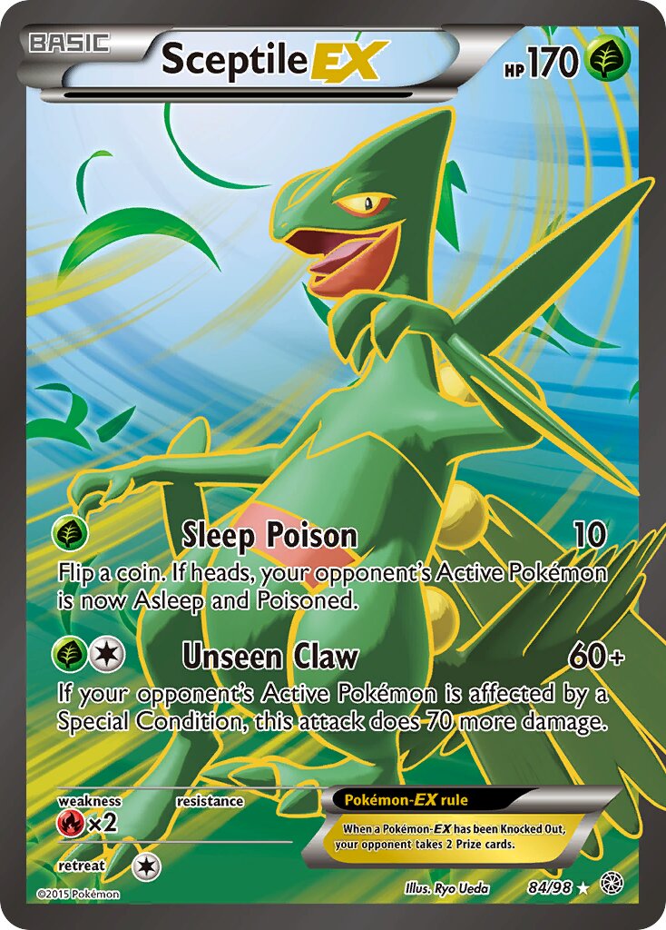 Sceptile-EX 084/98 — Ancient Origins (English Pokémon TCG card)