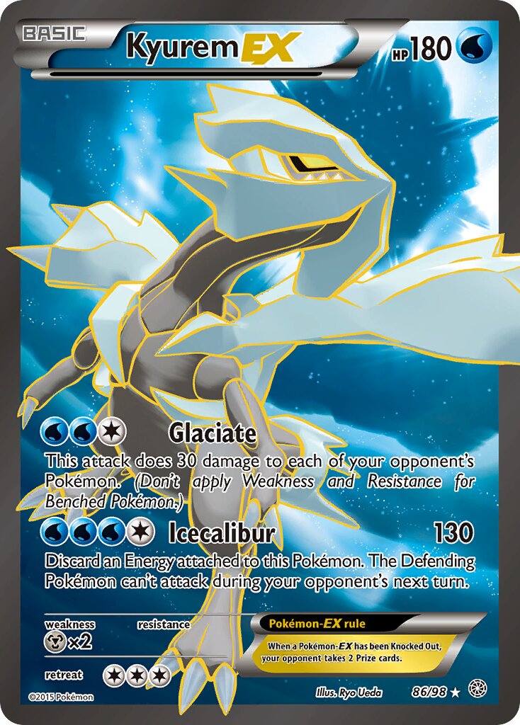 Kyurem-EX 086/98 — Ancient Origins (English Pokémon TCG card)